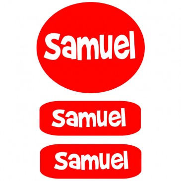 Peel & Stick Clothing Labels *Red*