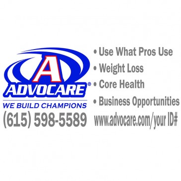 Advocare Full Color Large Window Decal *blue/red*