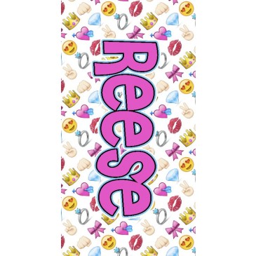 Girly Emoji Towel- ND