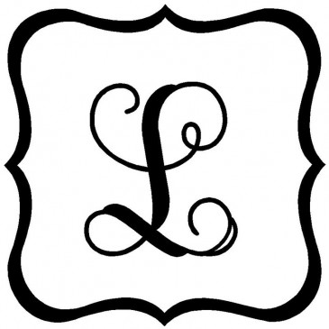 Monogram *Whirly Curly Letter*