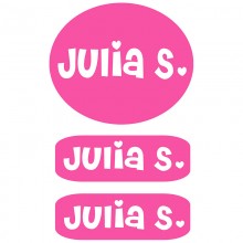 Peel & Stick Clothing Labels *Pink*
