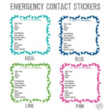 Emergency List Sticker 